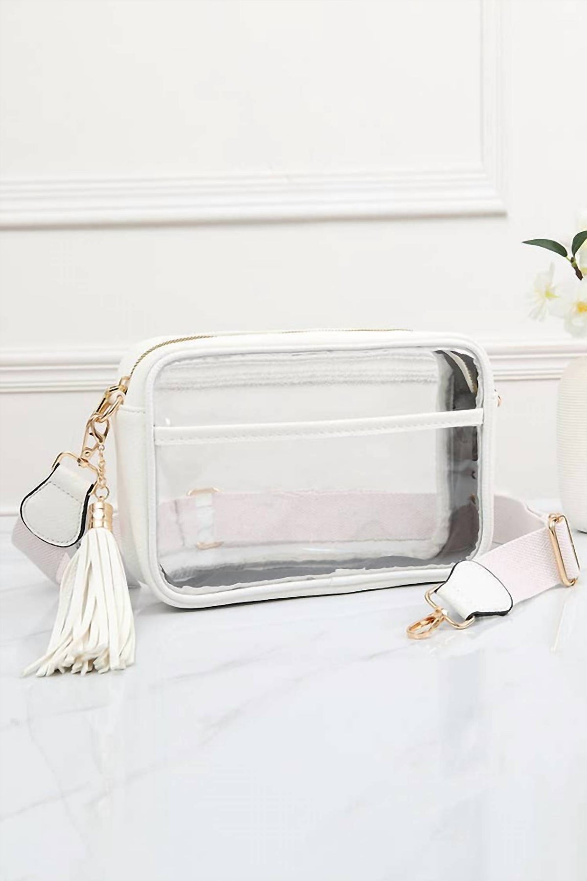 Women's Clear Crossbody Camera Bag