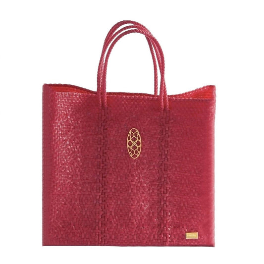 Women's Medium Woven Shoulder Strap Tote Bag