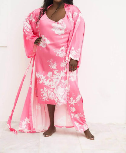ISAYES - Floral Maxi Robe - Plus - Rack Hunt