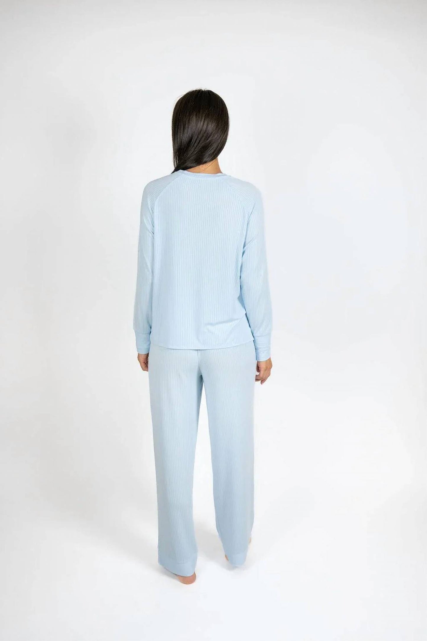 Cannes Pinstripe Long Set