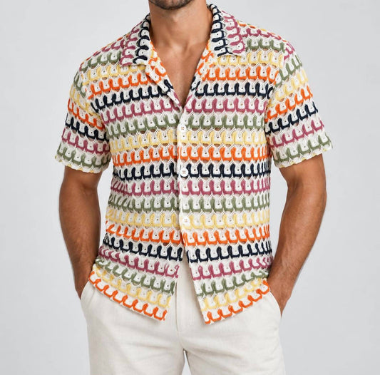 Lantana Short Sleeve Button Up Shirt