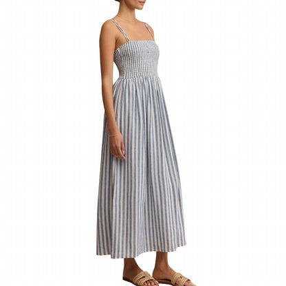 Nadine Striped Midi Dress