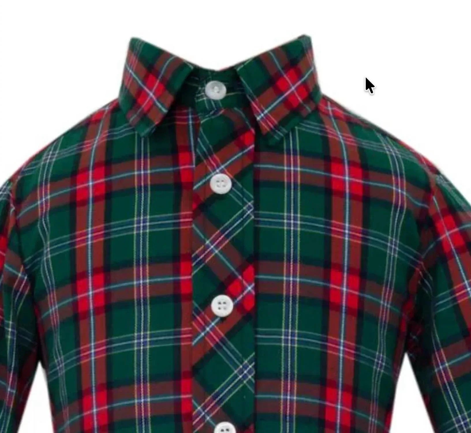Anavini - Boy's Plaid Button Down Long Sleeve Michael Shirt - Rack Hunt