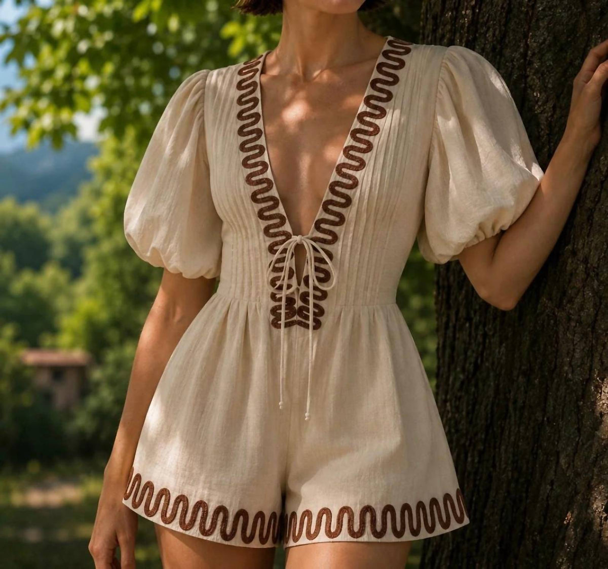 Pintuck Romper