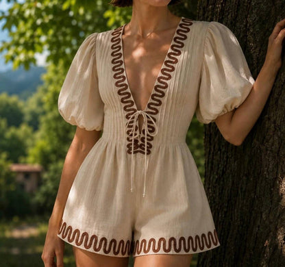 Pintuck Romper