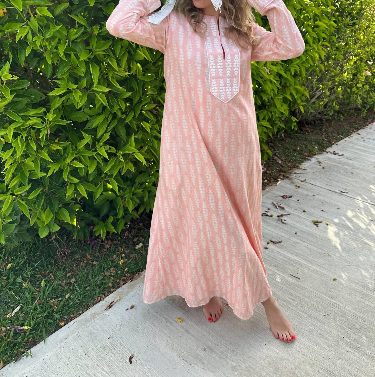 BROOKS AVENUE - Kaftan Long Sleeve Midi Dress - Rack Hunt