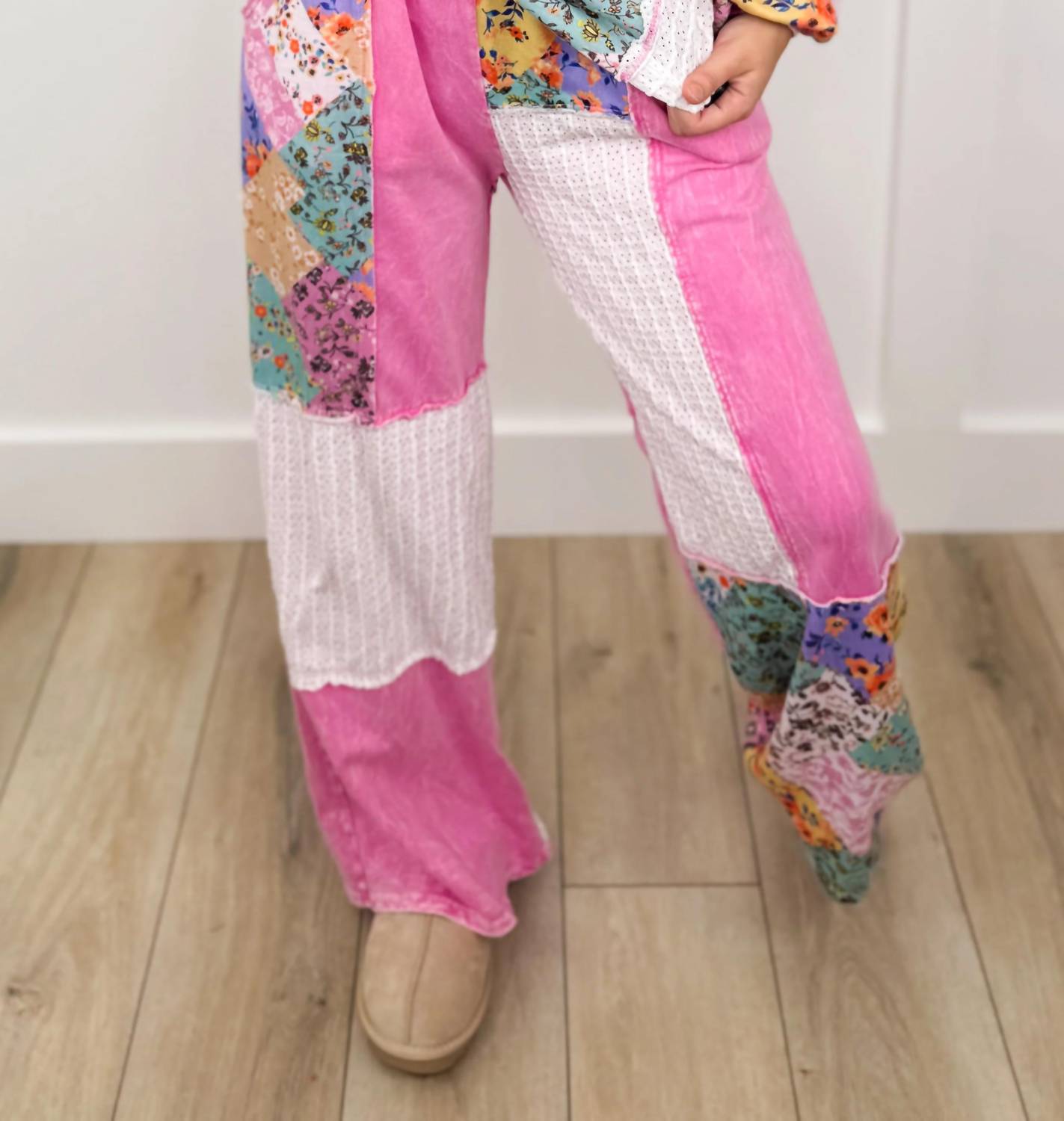Back To The Beginning High-rise Cotton Wide Leg Pants