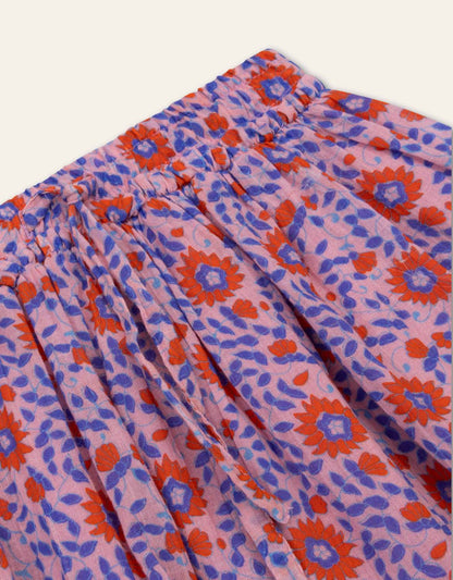 Girl's Sunder Aop Floral Jaipur Garden Skirt