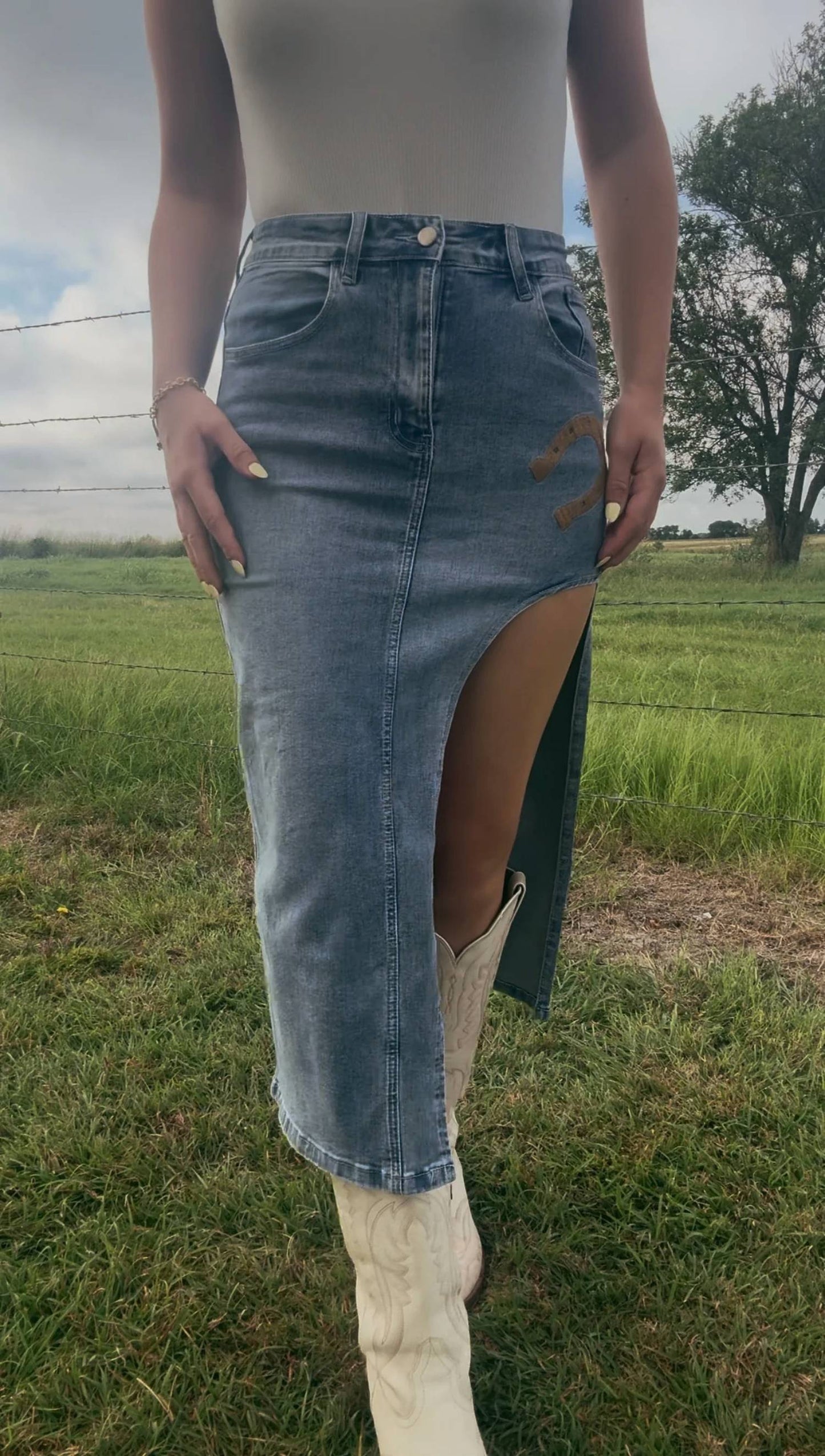 Lucky Split Skirt