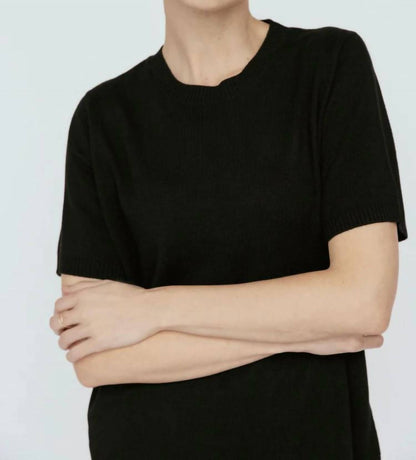 Cashmere Blend Knit Tee