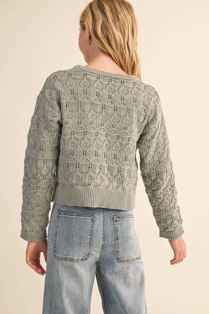 Girls Crewneck Sweater