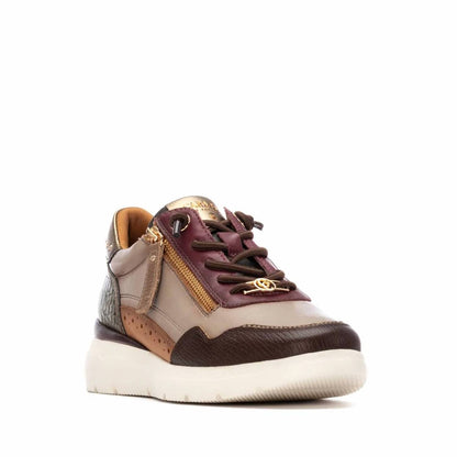 Women's Leather Casual Slip On Sneakers