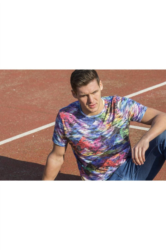 Men's Vibrant Print T-shirt