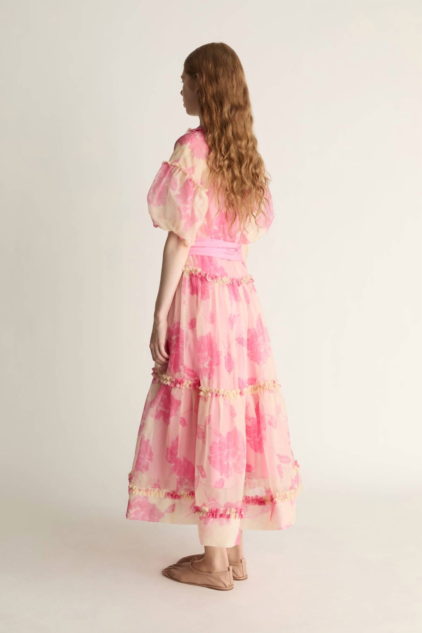 Clementine Silk Organza Maxi Dress