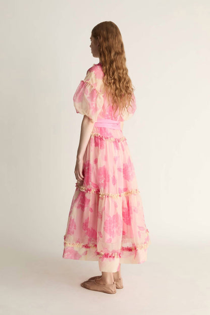 Clementine Silk Organza Maxi Dress