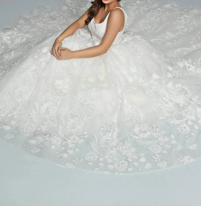 DaVinci Bridal - Glitter Tulle Ball Gown - Rack Hunt