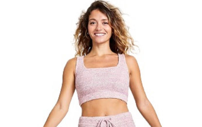 Fuzzy Knit Crop Top