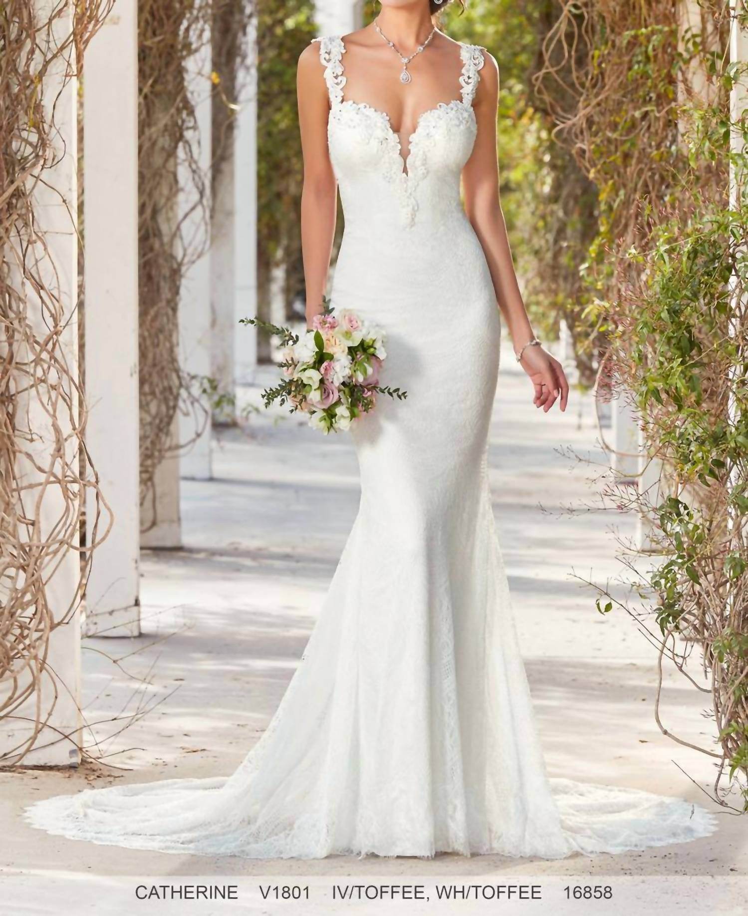 Ivoire by Kitty Chen - Catherine Netted Wedding Dress - Rack Hunt