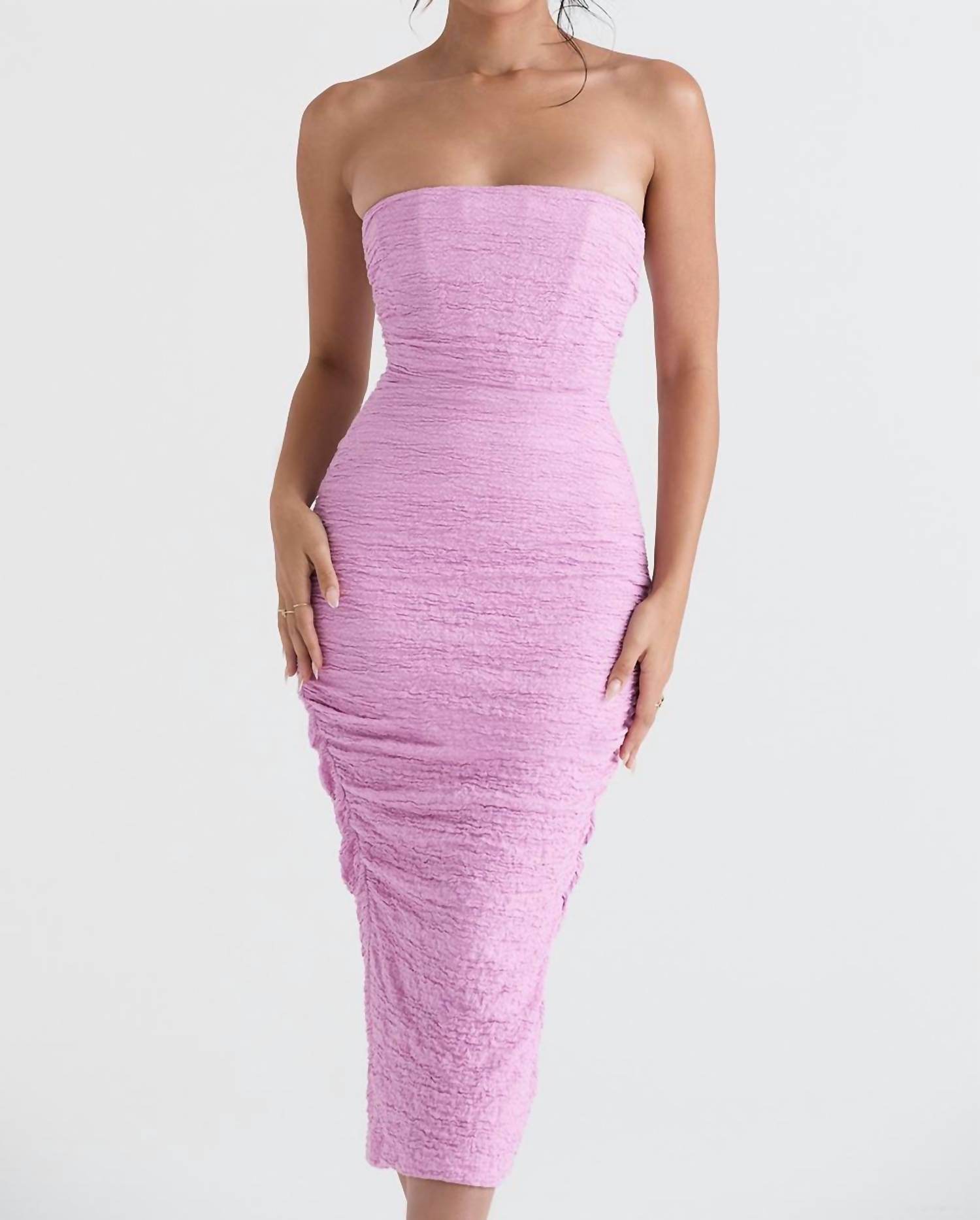 House of CB - Tana Strapless Corset Midi Dress - Rack Hunt