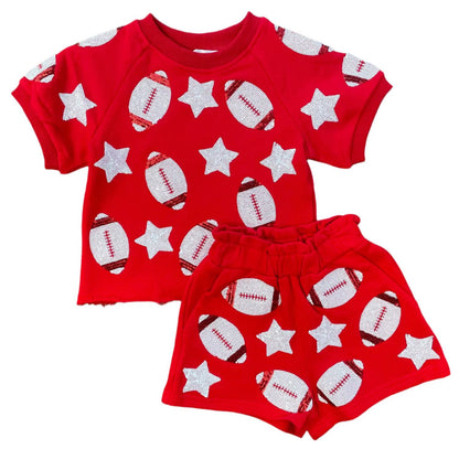 Girls Football Short Set