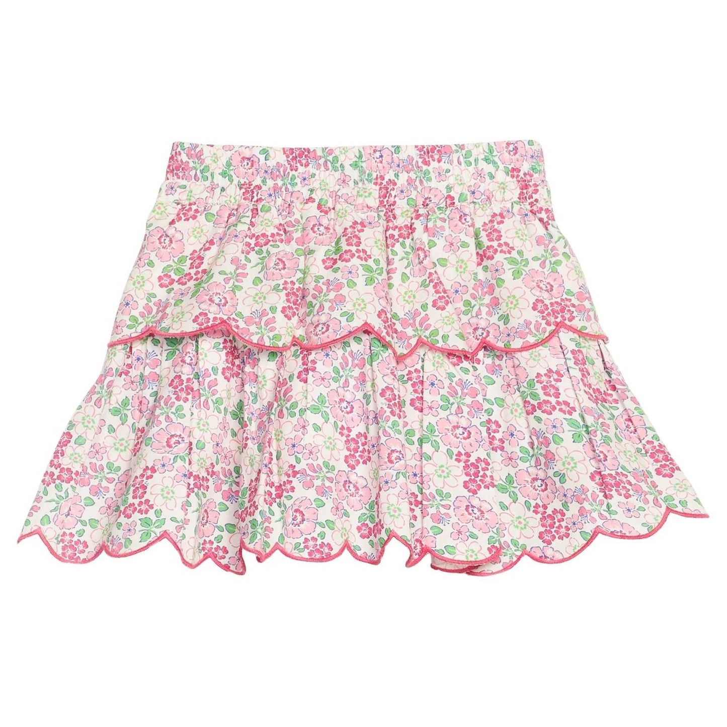 Girls Two Tiered Skort