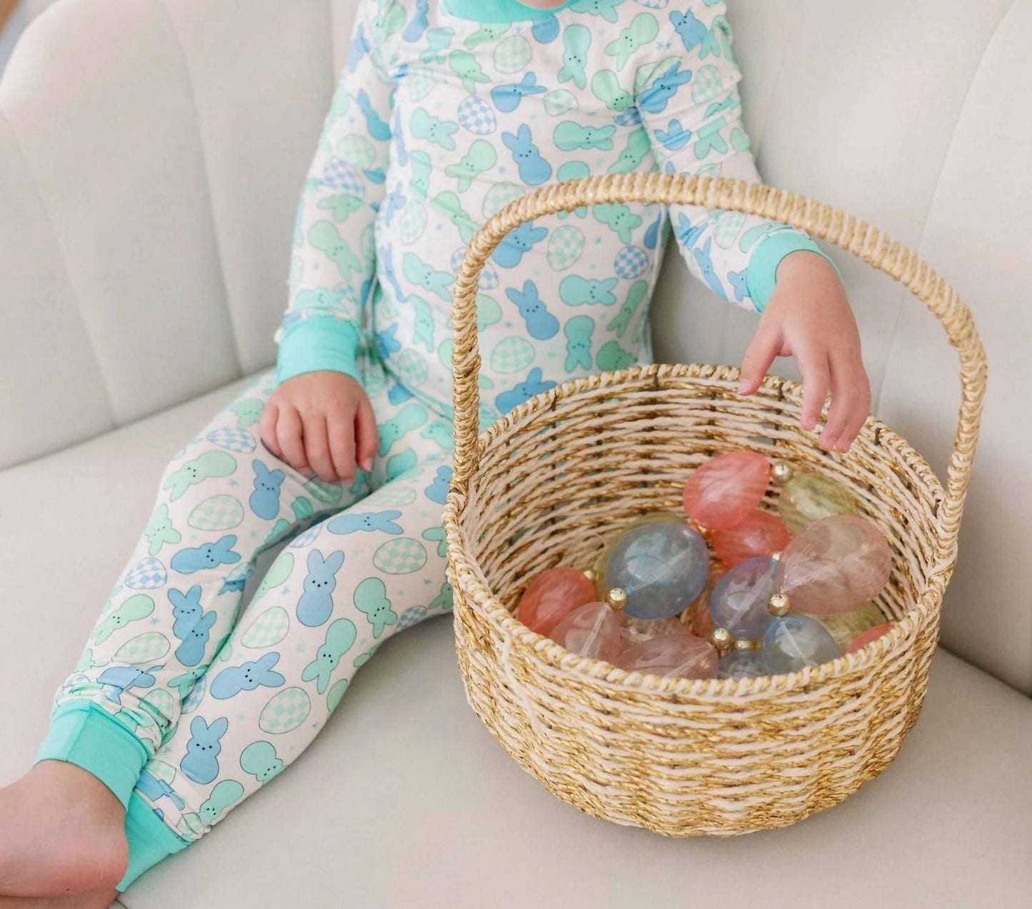 Kids Rockin Bunny Bamboo Pajama Set
