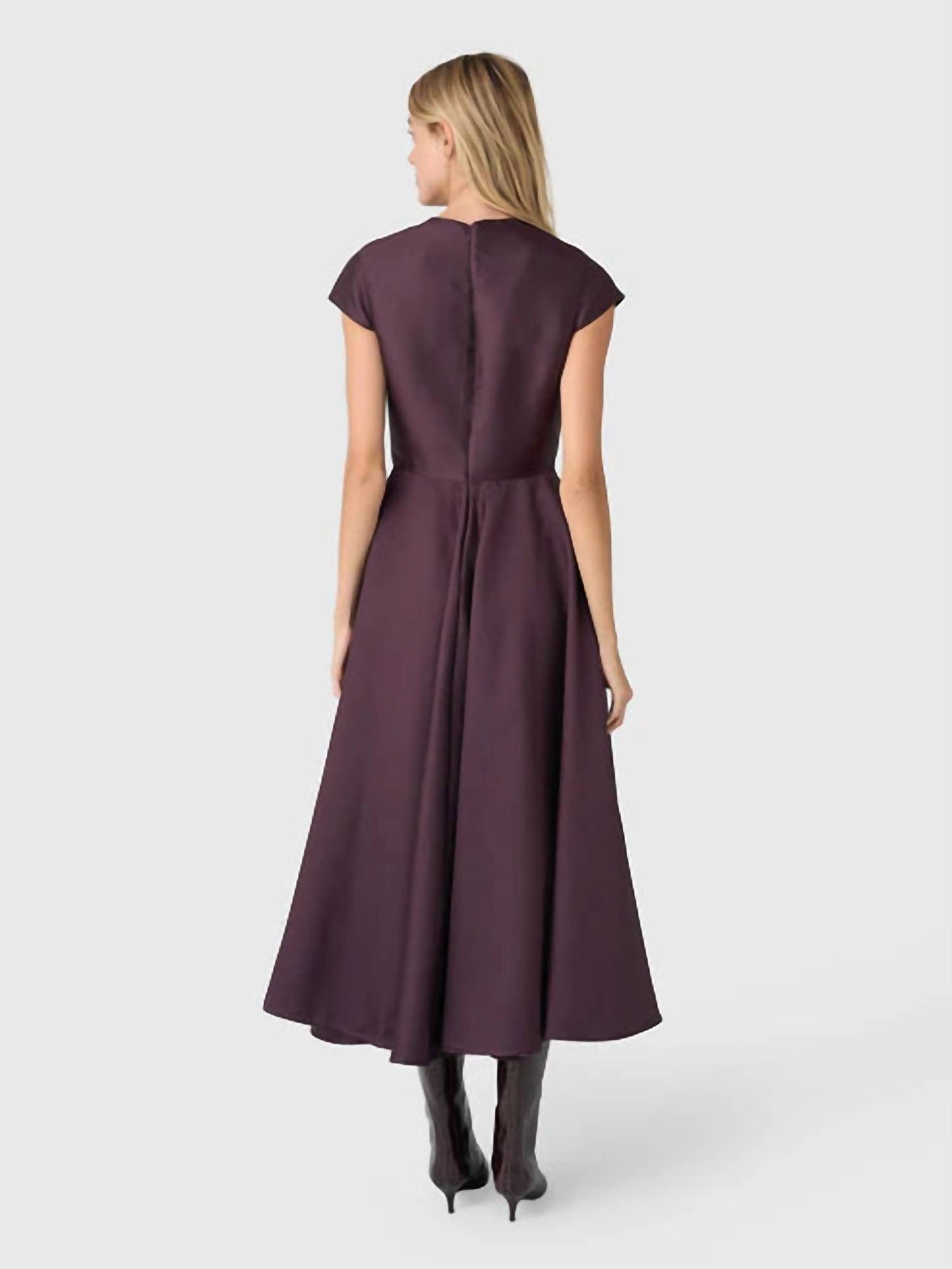 Flower Printed Cap Sleeve Dress