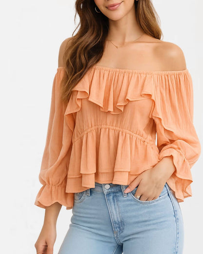 Alden Ruffle Blouse