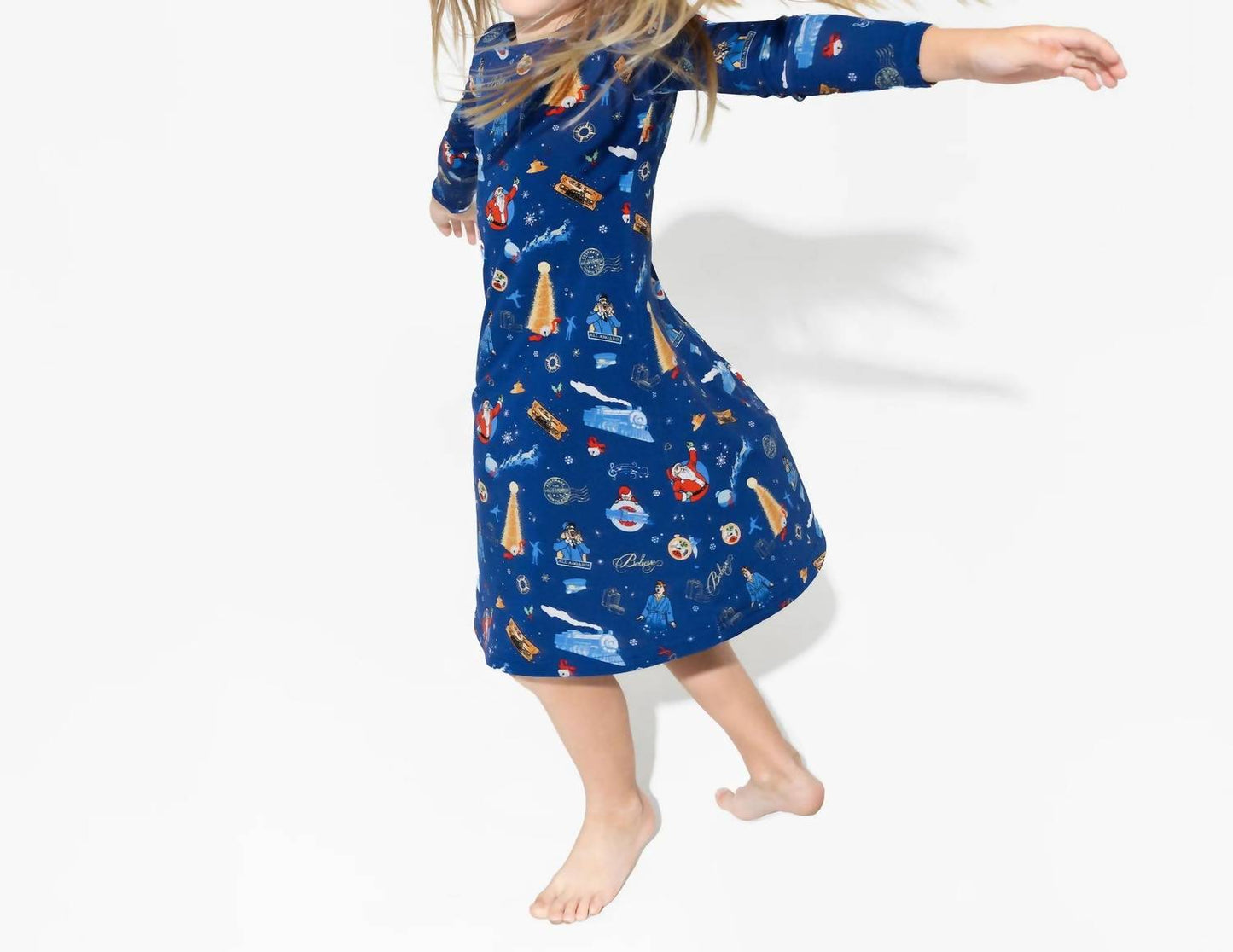 Polar Express Bamboo Long Sleeve Dress