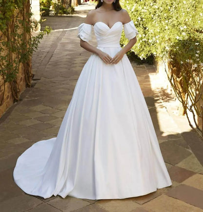 Cosmobella - Satin Strapless Princess Gown - Rack Hunt