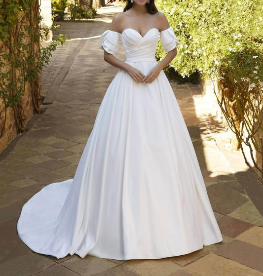 Cosmobella - Satin Strapless Princess Gown - Rack Hunt -