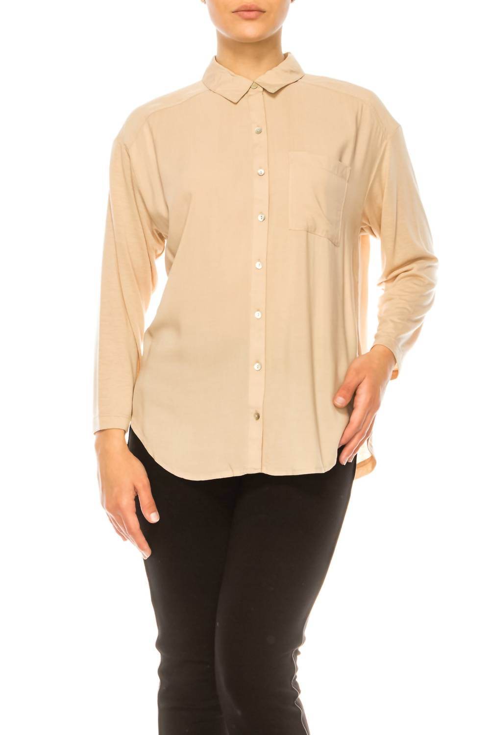 Grand & Greene - Double-fabric Long Sleeve Shirt - Rack Hunt