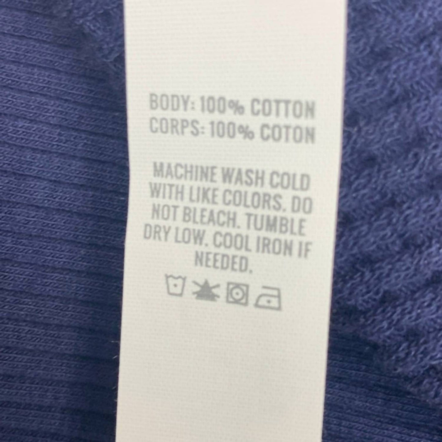 Women's Cotton Scoop Neck Long Sleeve Waffled Top