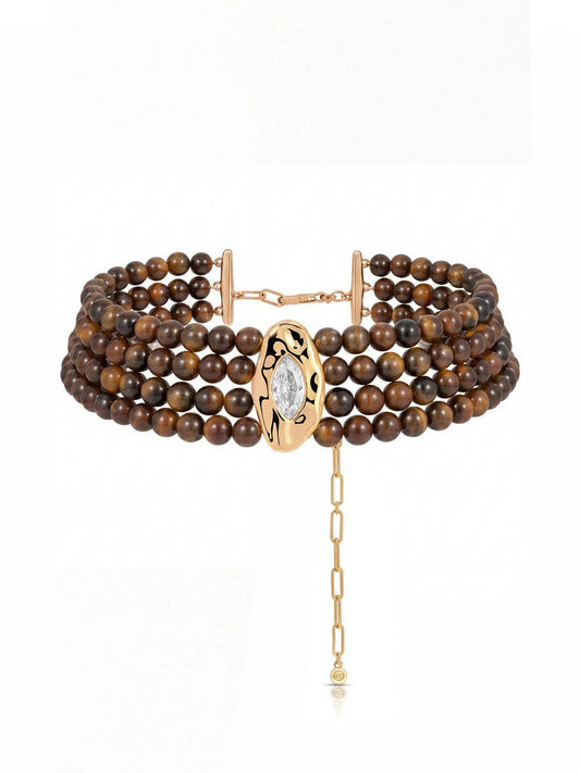 Women's Tiger's Eye Choker