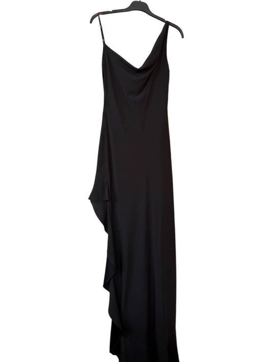Azeeza - Women's Daphne Asymmetric Charmeuse Gown - Rack Hunt -