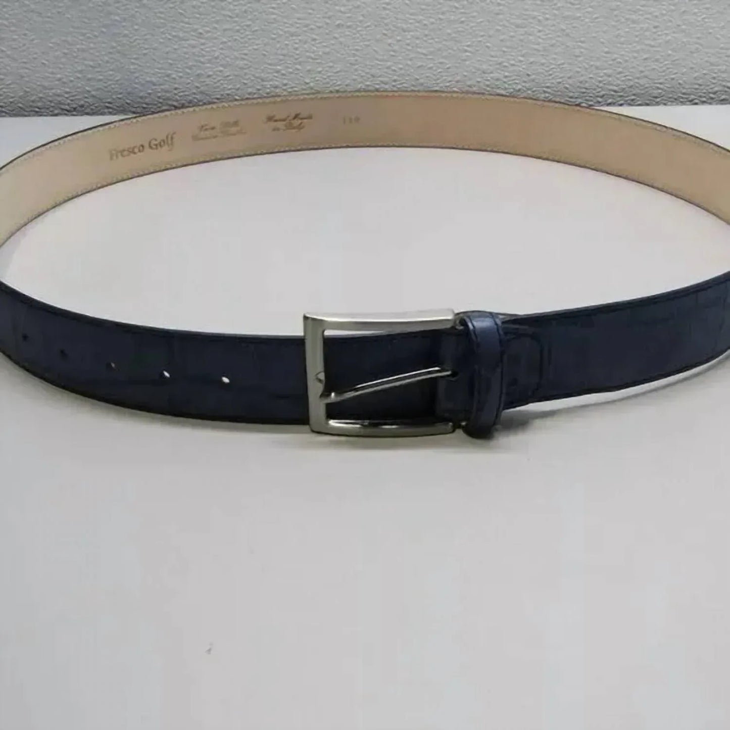 Fresco Golf - Men's Leather Alligator Embossed Belt - Rack Hunt