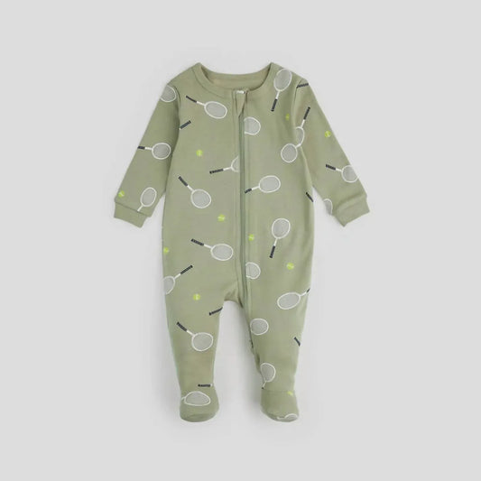 Petit Lem - Baby Long Sleeve Knit Sleep Footie - Rack Hunt