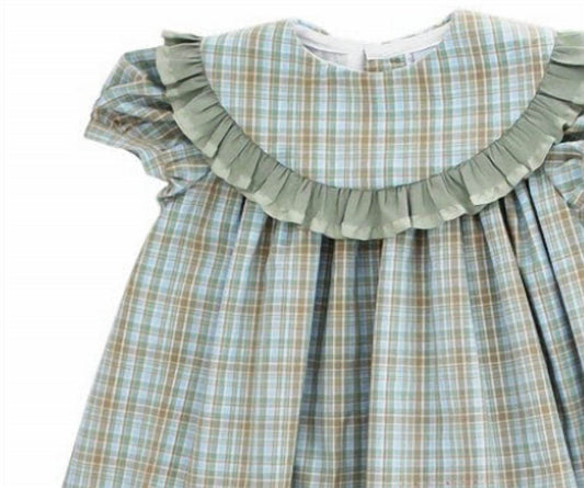 Bailey Boys - Girl's Brownstone Plaid Float Dress - Rack Hunt -