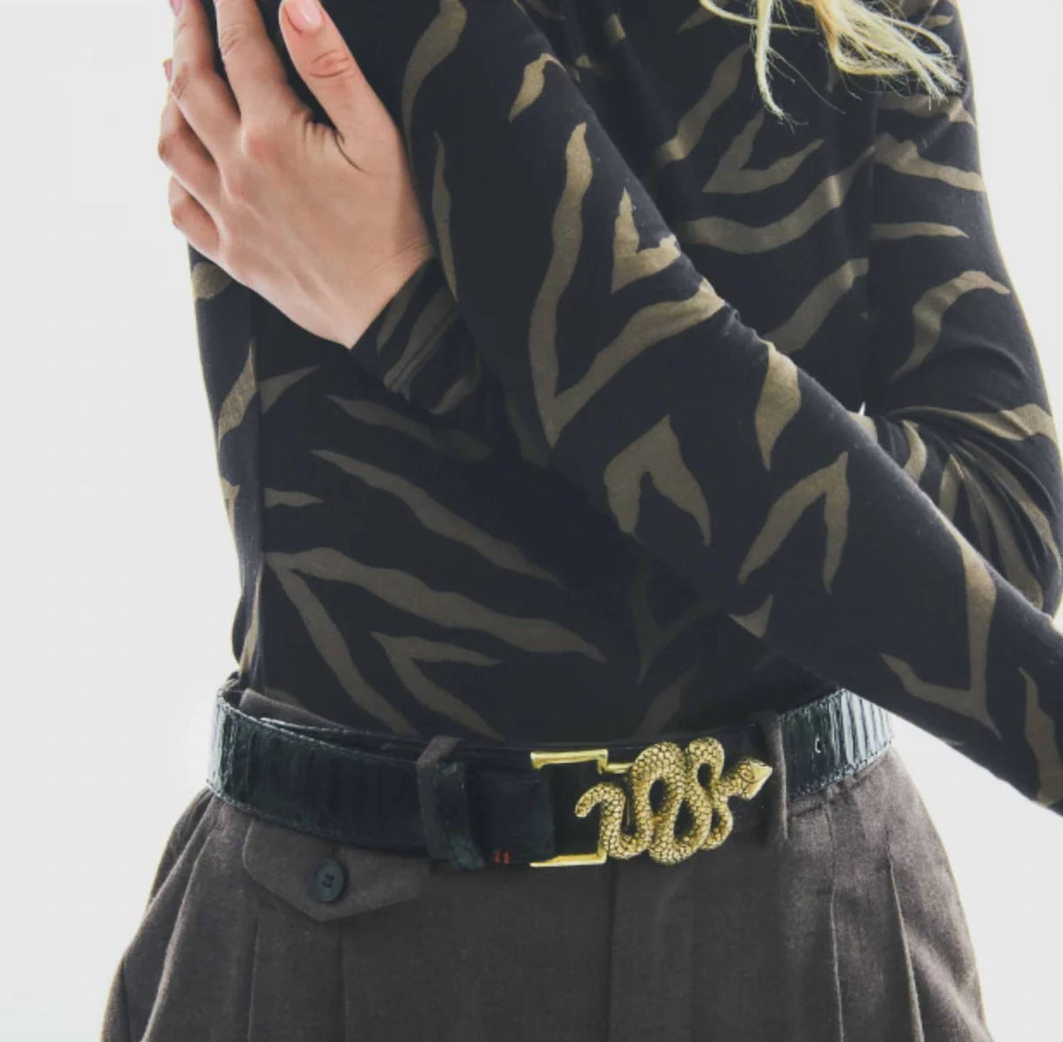 Women's Python Belt