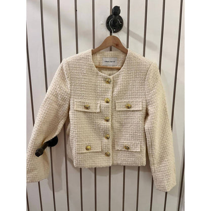 Multi-pocket Tweed Jacket