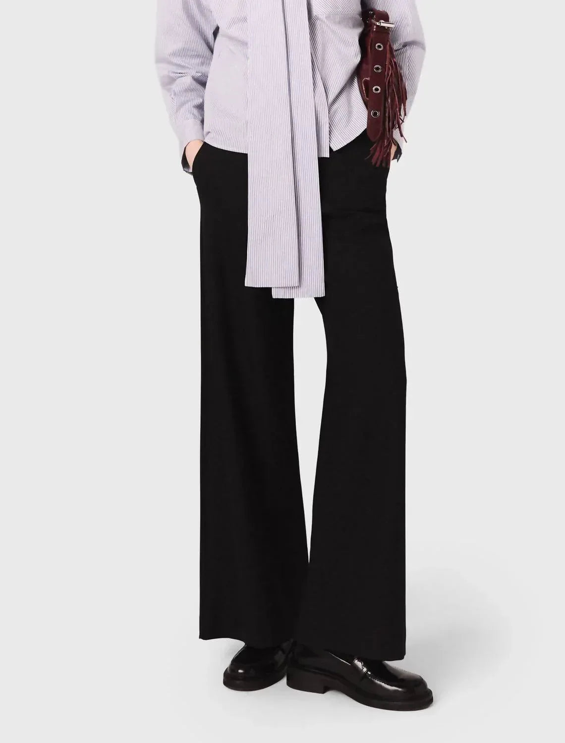 Maje - Pimano Flare Leg Pants - Rack Hunt