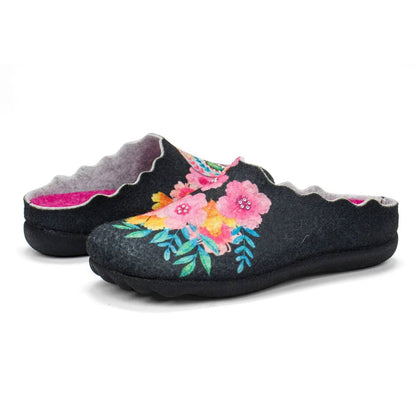Women's Sugarskull Wool Slippers