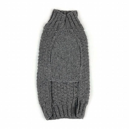 Chilly Dogs - Cable Knit Dog Sweater - side view - Rack Hunt