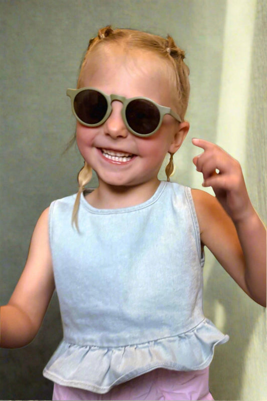Girls' Rounded Matcha Sunnies
