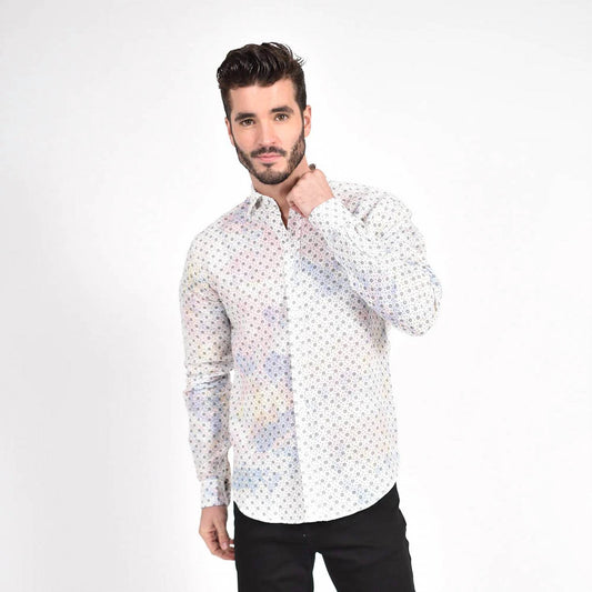 Floral Print Linen Shirt