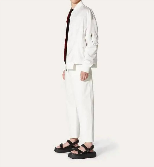 Valentino - Raised Vltn Bomber Jacket - alternate view - Rack Hunt