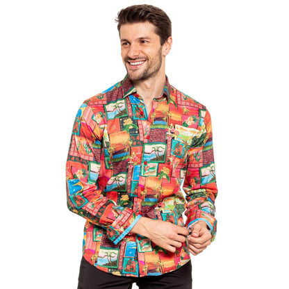 Puesta de Sol Button Down Shirt