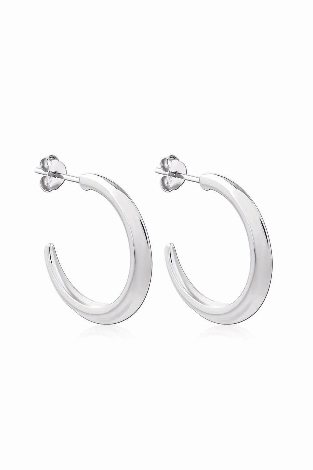 Astor & Orion - Women's Crescent Medium Hoops - Rack Hunt -