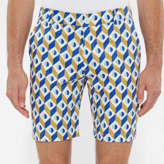 Postmarc - Men's Cubes Woven Printed Shorts - Rack Hunt