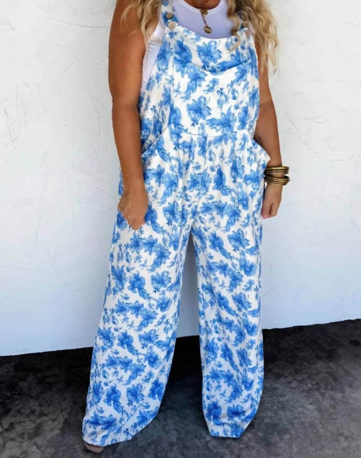 Blakely - Cassidy Floral Boho Overall - Rack Hunt